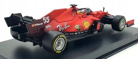 Bburago 1:43 F1 Ferrari SF21 con Casco Sainz - Chile